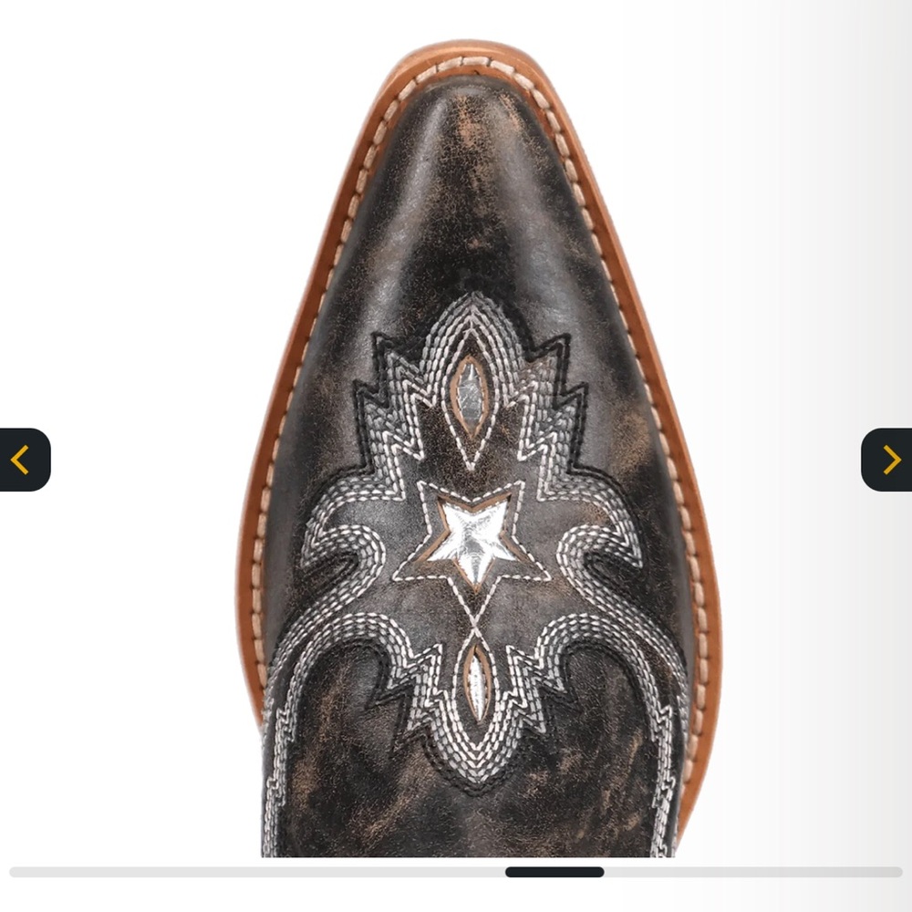 Embroidered Western Cowboy Boots Dan Post - Picture 8 of 10